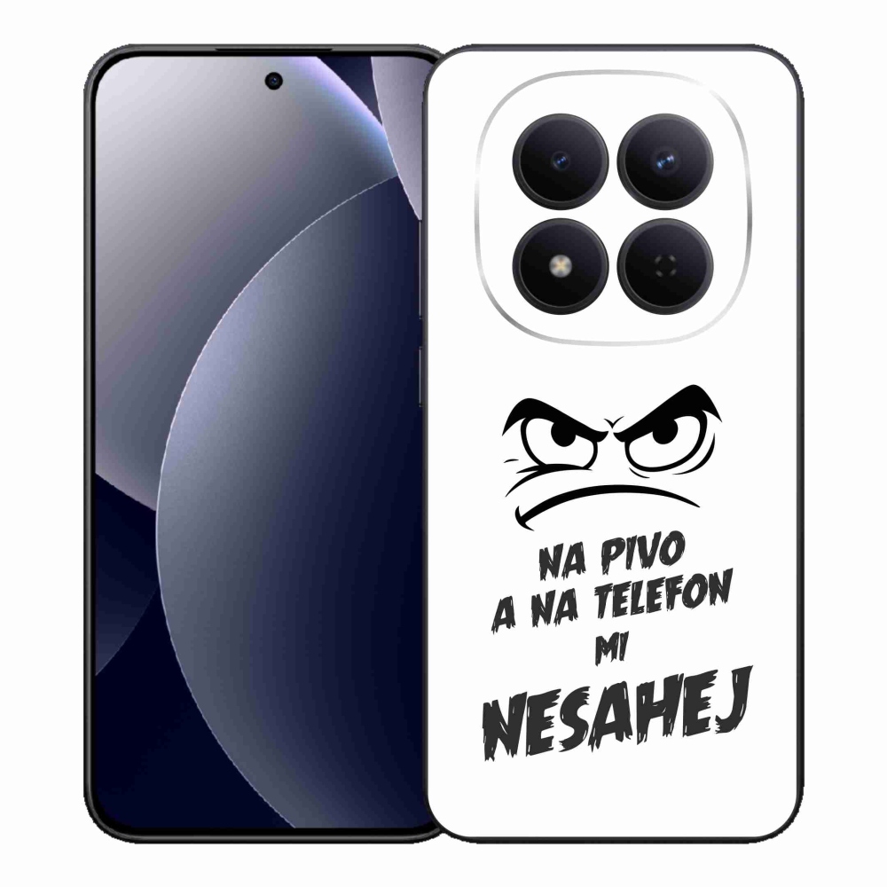 Gélový kryt mmCase na Xiaomi Redmi Note 15 Pro 5G - pivný motív 2 biele pozadie