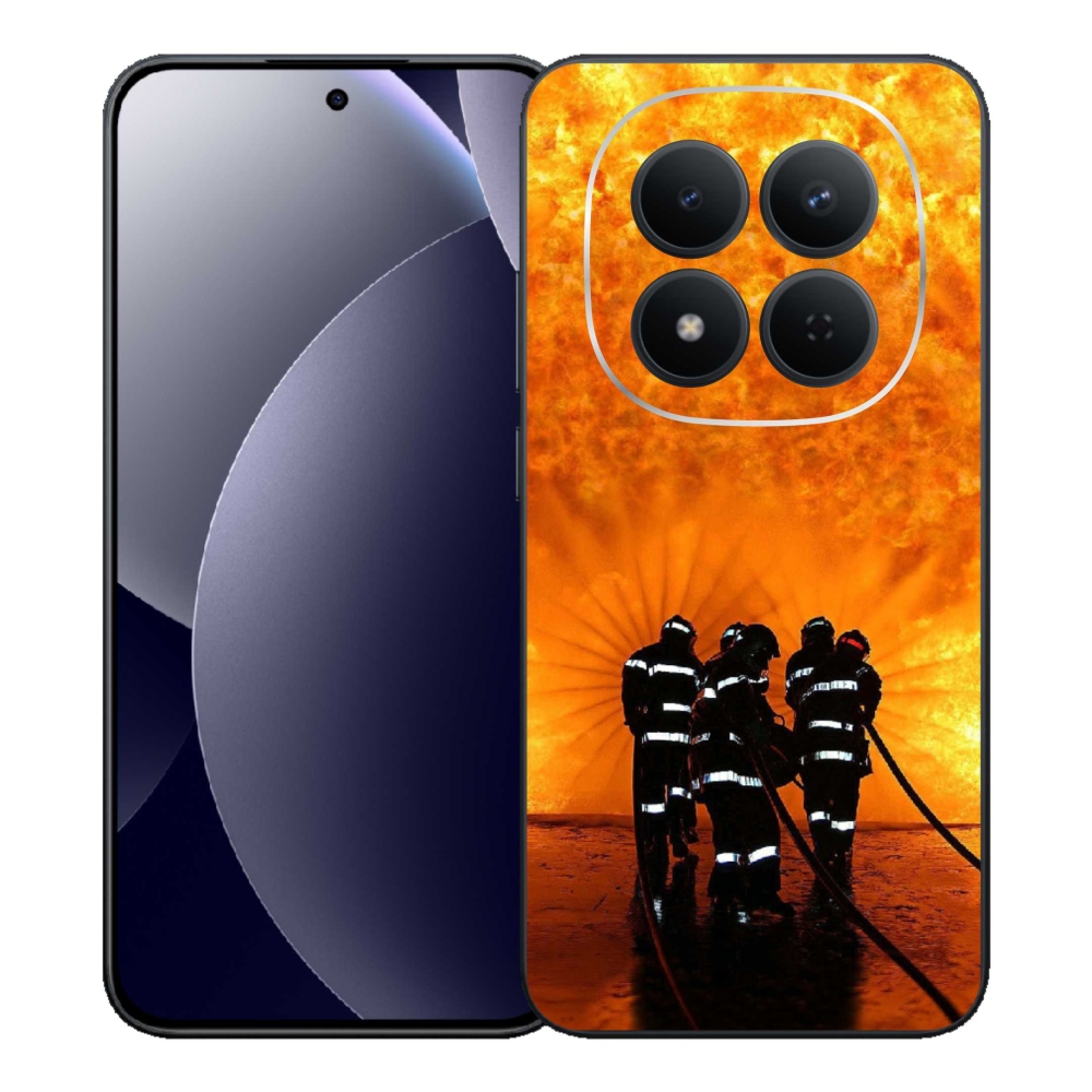 Gélový kryt mmCase na Xiaomi Redmi Note 15 Pro 5G - požiar