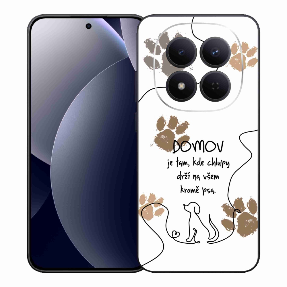 Gélový kryt mmCase na Xiaomi Redmi Note 15 Pro 5G - psí motív biele pozadie