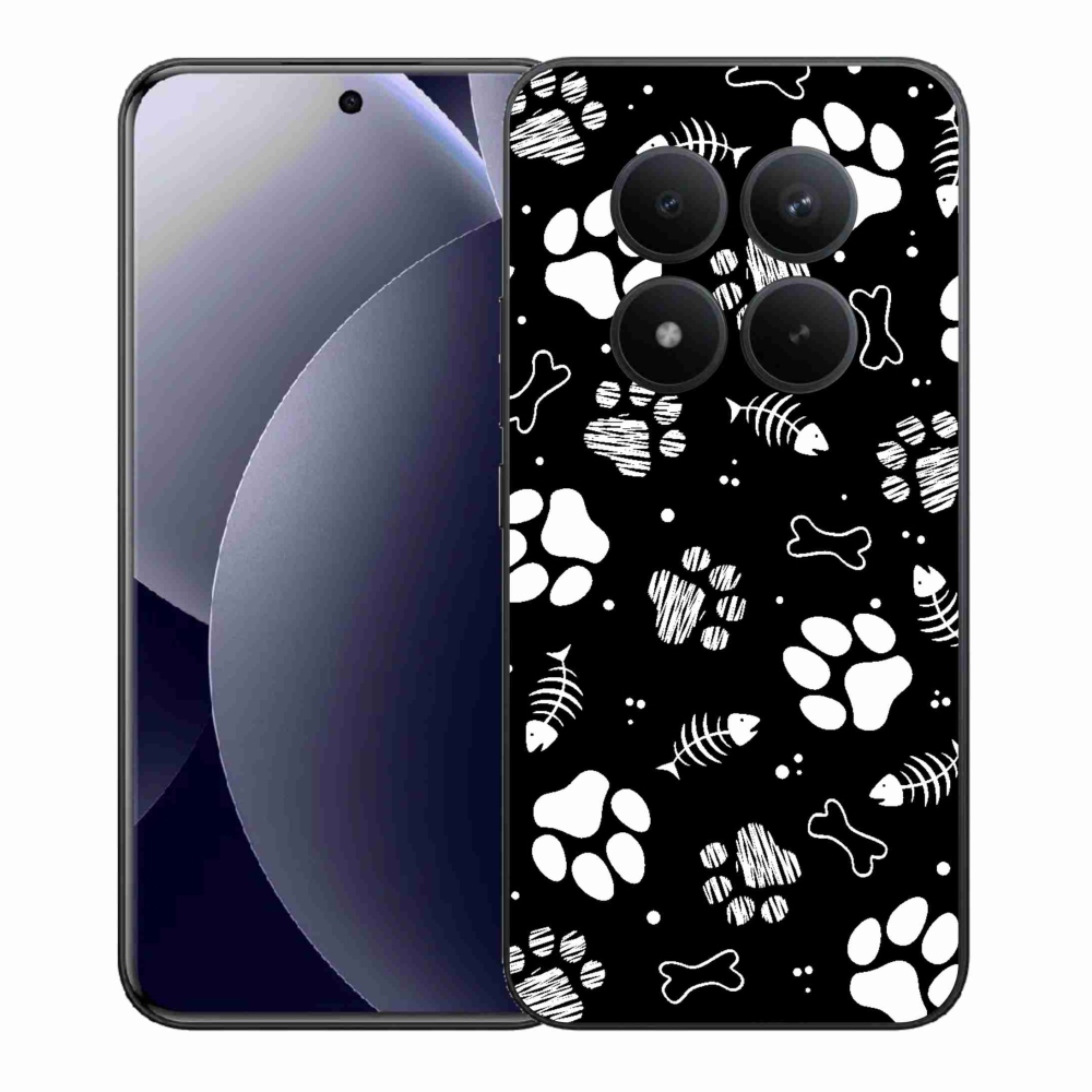 Gélový kryt mmCase na Xiaomi Redmi Note 15 Pro+ 5G/Xiaomi Poco M8 Pro 5G - psie labky