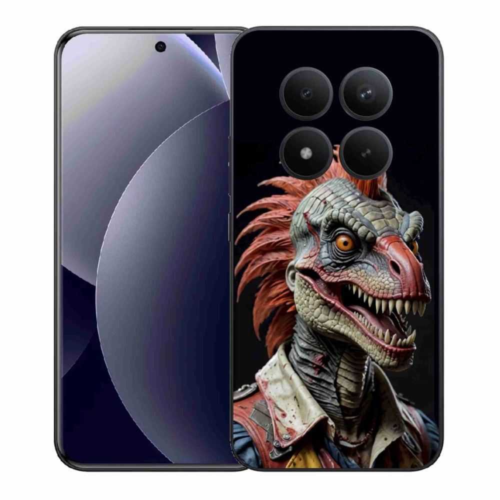 Gélový kryt mmCase na Xiaomi Redmi Note 15 Pro+ 5G - punk dinosaurus