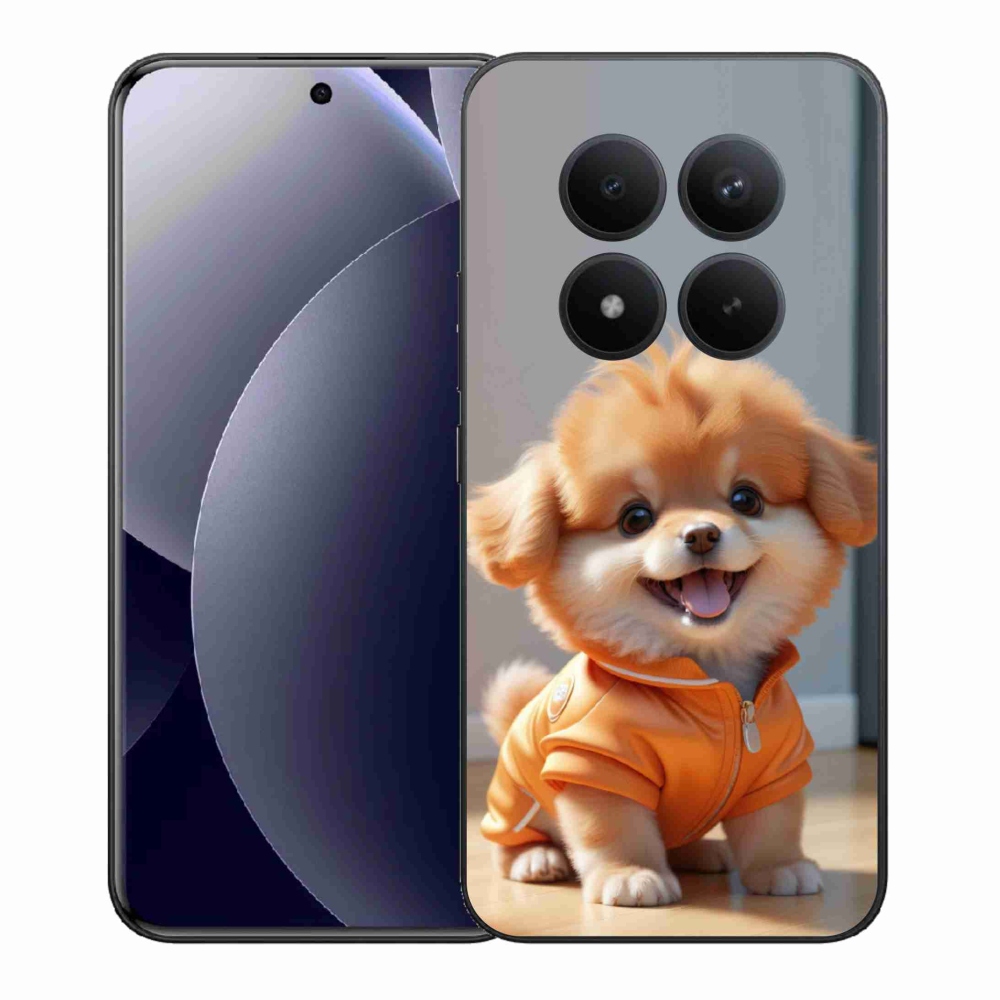 Gélový kryt mmCase na Xiaomi Redmi Note 15 Pro + 5G - roztomilý pomeranian v mikine