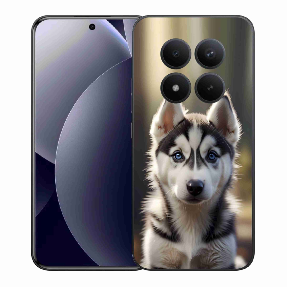 Gélový kryt mmCase na Xiaomi Redmi Note 15 Pro + 5G - roztomilý sibírsky husky
