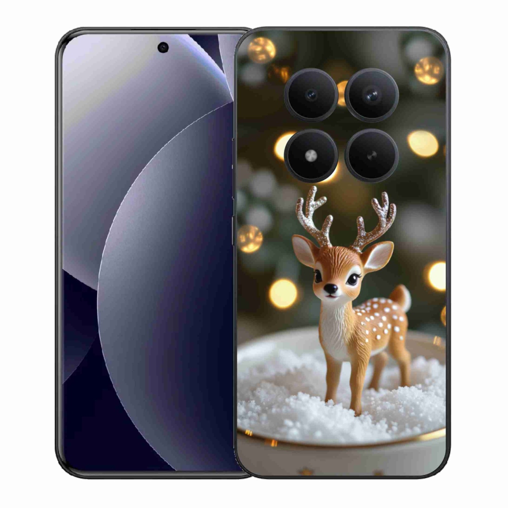 Gélový kryt mmCase na Xiaomi Redmi Note 15 Pro+ 5G - roztomilý vianočný jeleň