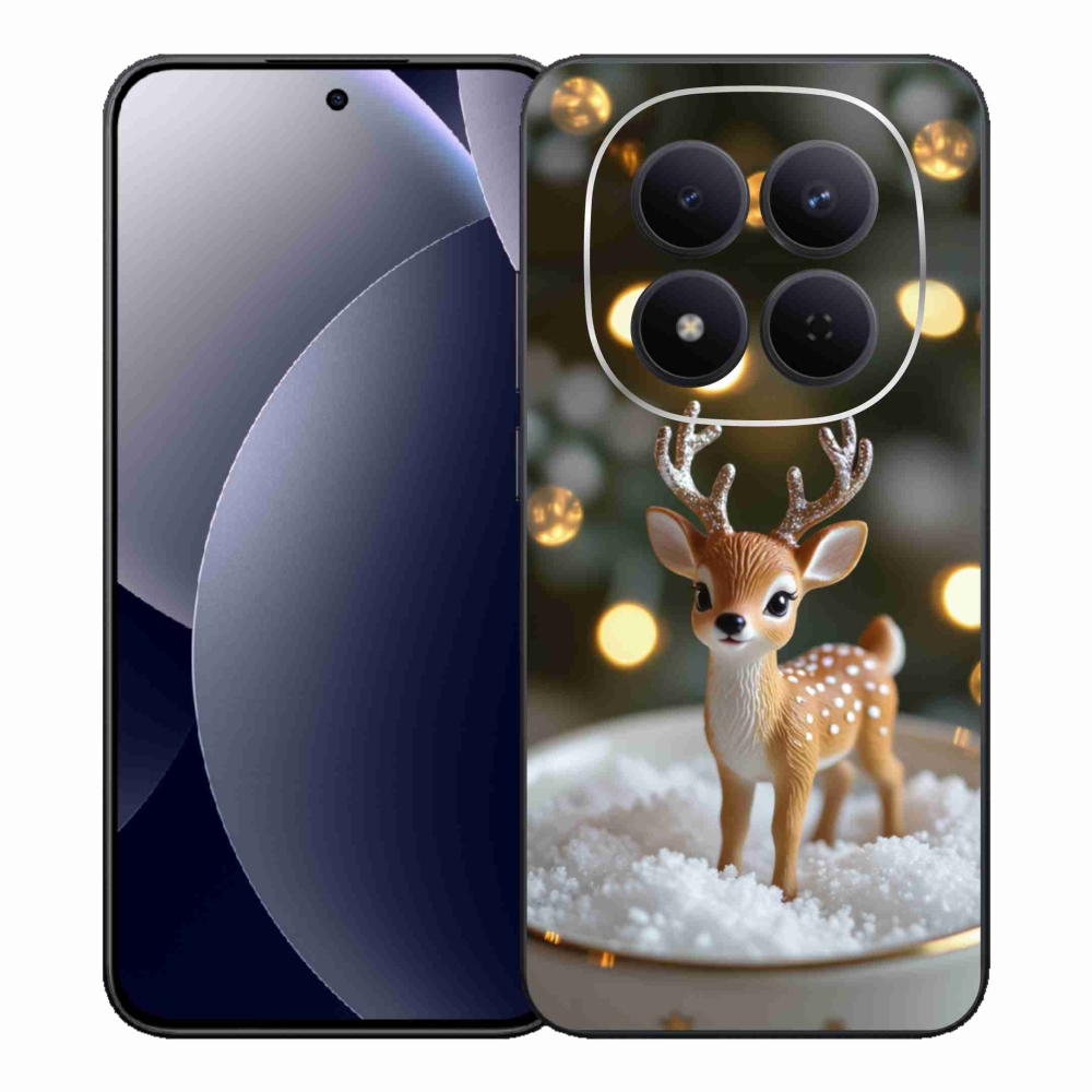 Gélový kryt mmCase na Xiaomi Redmi Note 15 Pre 5G - roztomilý vianočný jeleň