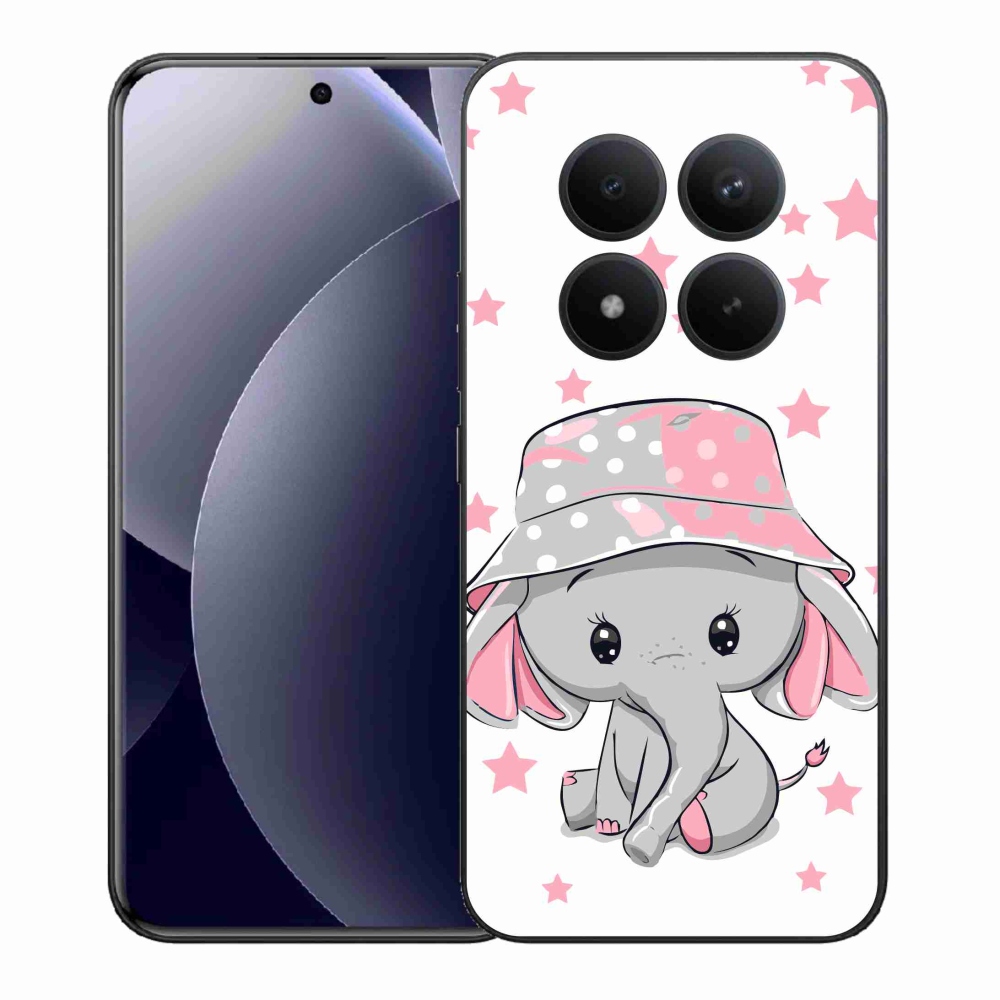 Gélový kryt mmCase na Xiaomi Redmi Note 15 Pro+ 5G/Xiaomi Poco M8 Pro 5G - ružový slon