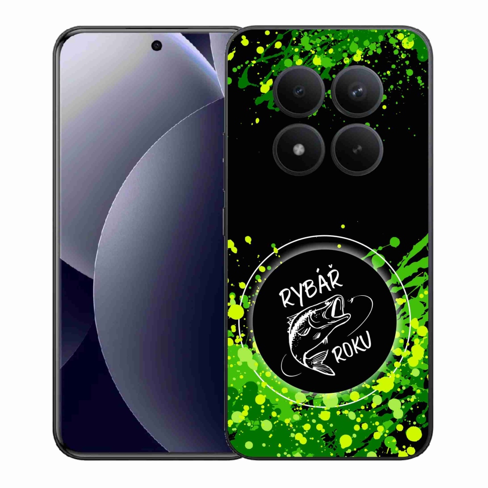 Gélový kryt mmCase na Xiaomi Redmi Note 15 Pro+ 5G/Xiaomi Poco M8 Pro 5G - rybár roka čierne pozadie