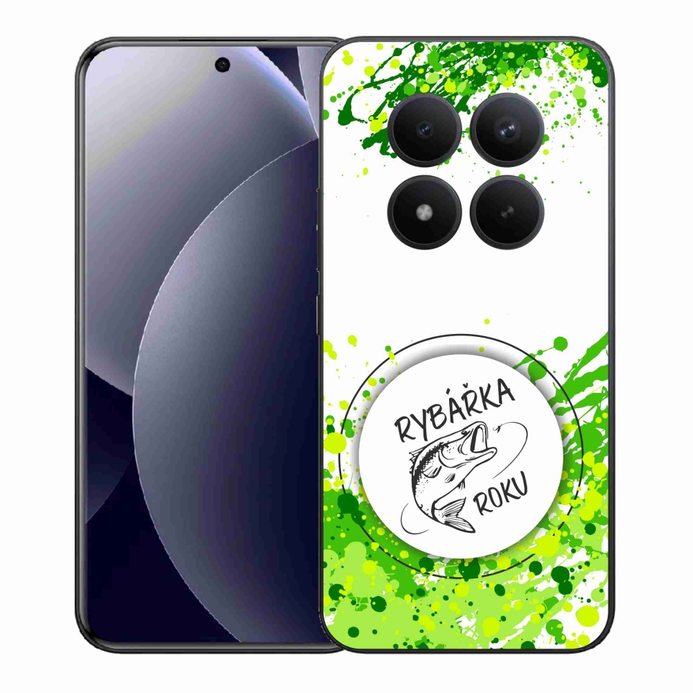 Gélový kryt mmCase na Xiaomi Redmi Note 15 Pro+ 5G/Xiaomi Poco M8 Pro 5G - rybárka roka biele pozadie