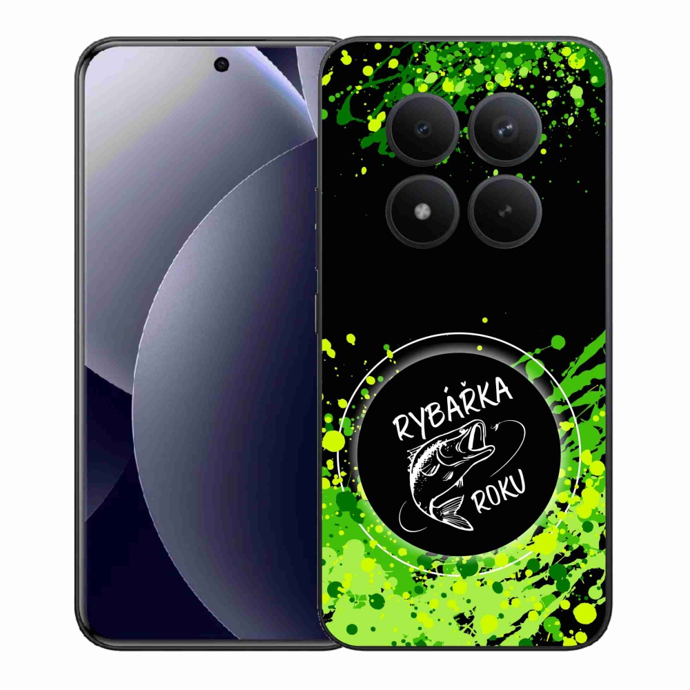 Gélový kryt mmCase na Xiaomi Redmi Note 15 Pro+ 5G/Xiaomi Poco M8 Pro 5G - rybárka roka čierne pozadie