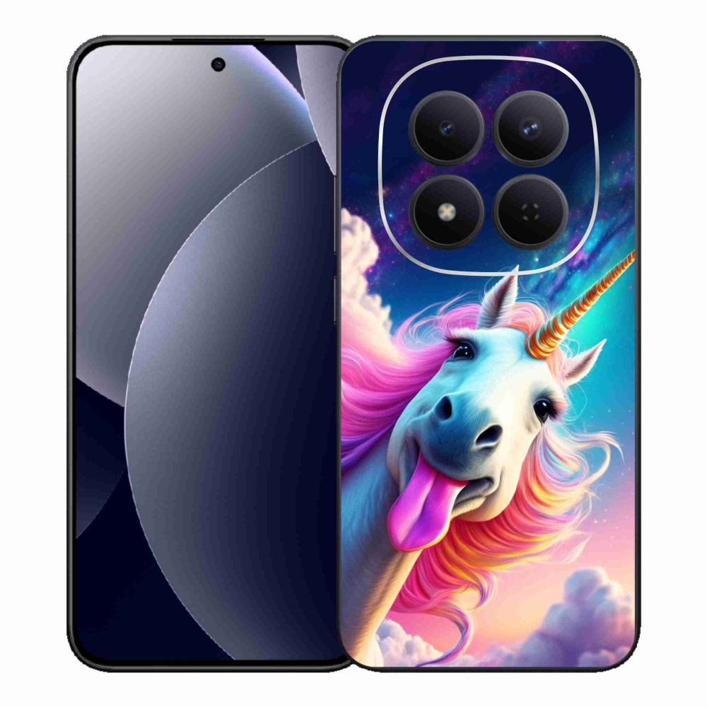 Gélový kryt mmCase na Xiaomi Redmi Note 15 Pro 5G - šialený jednorožec