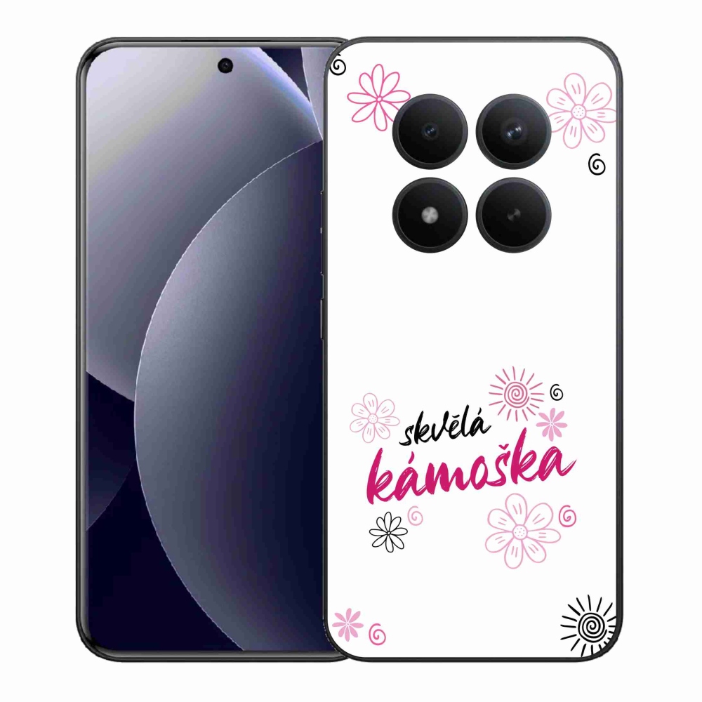 Gélový kryt mmCase na Xiaomi Redmi Note 15 Pro+ 5G/Xiaomi Poco M8 Pro 5G - skvelá kamoška biele pozadie