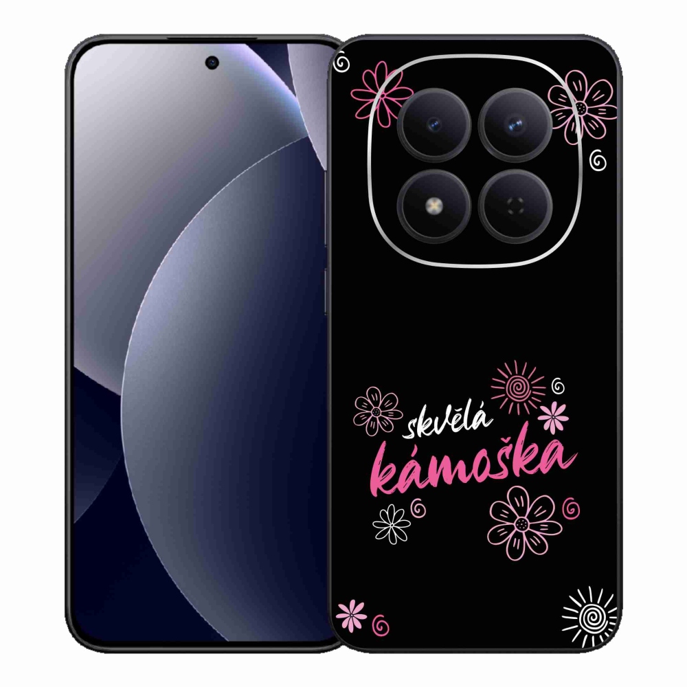 Gélový kryt mmCase na Xiaomi Redmi Note 15 Pro 5G - skvelá kamoška čierne pozadie