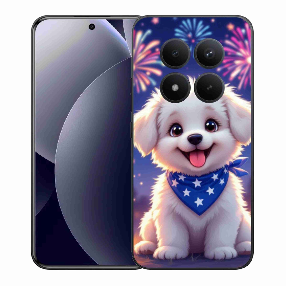 Gélový kryt mmCase na Xiaomi Redmi Note 15 Pro+ 5G/Xiaomi Poco M8 Pro 5G - slávnostné šteňa