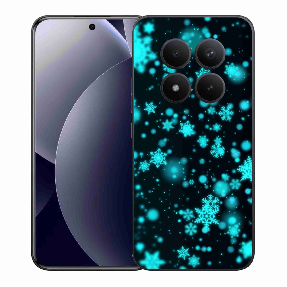 Gélový kryt mmCase na Xiaomi Redmi Note 15 Pro+ 5G/Xiaomi Poco M8 Pro 5G - snehové vločky 1