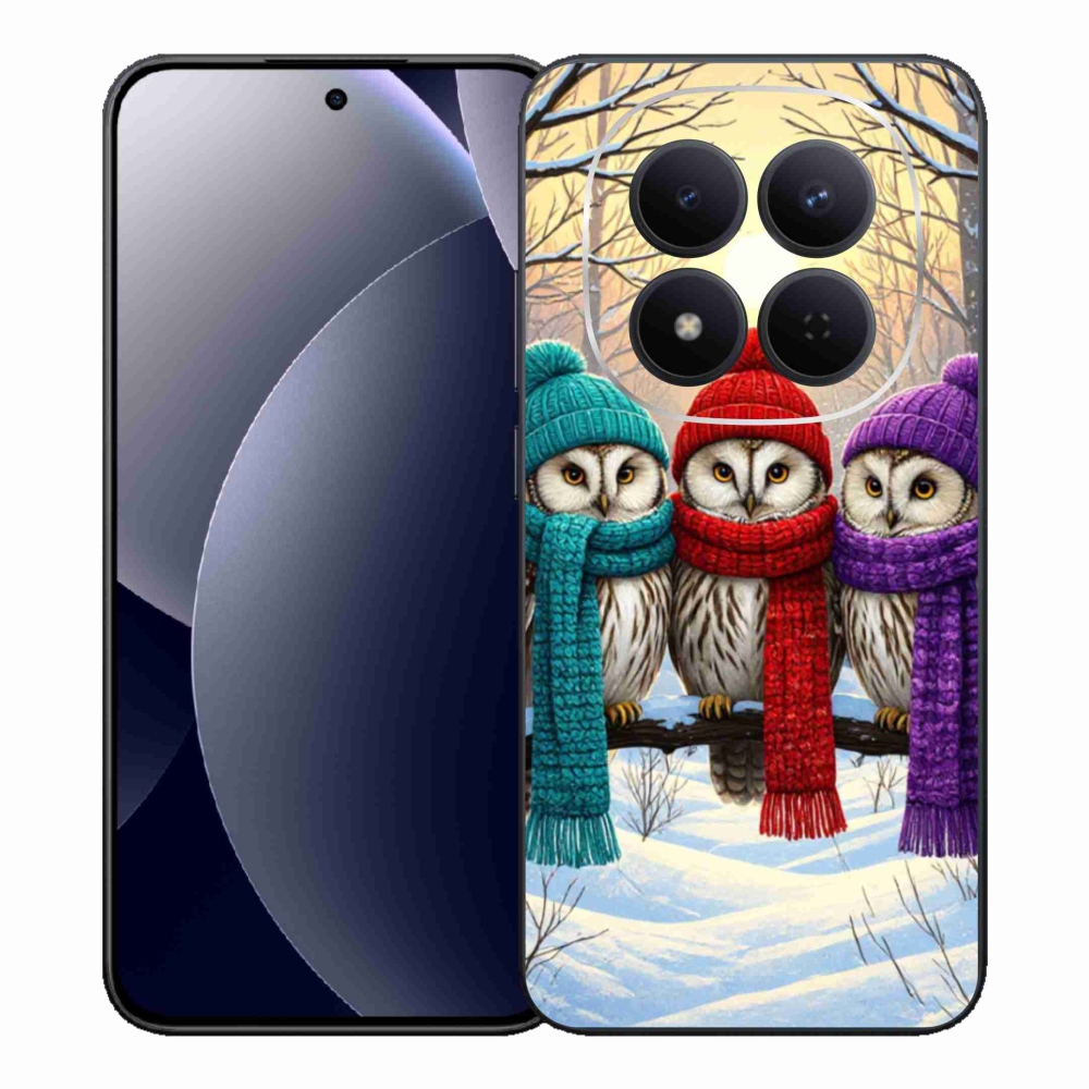 Gélový kryt mmCase na Xiaomi Redmi Note 15 Pro 5G - soví priatelia