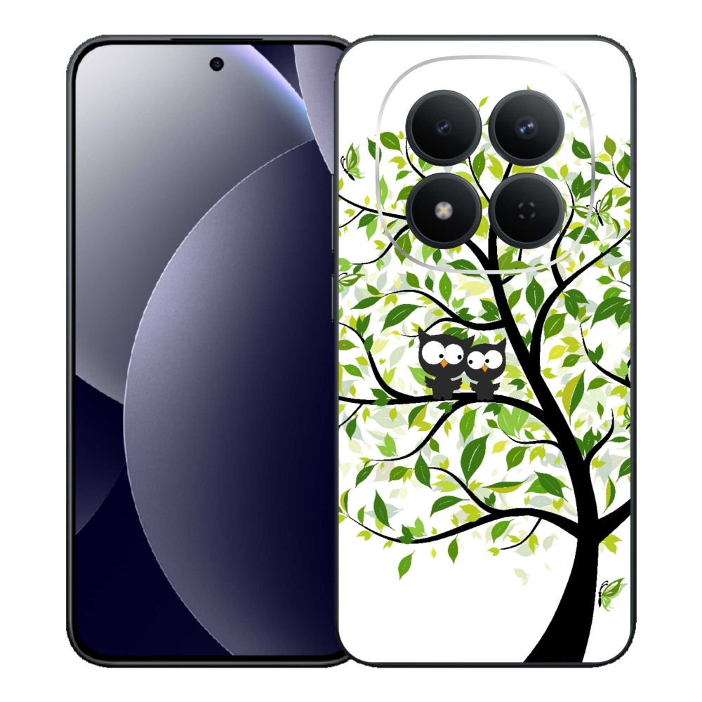 Gélový kryt mmCase na Xiaomi Redmi Note 15 Pro 5G - malej sovy na strome
