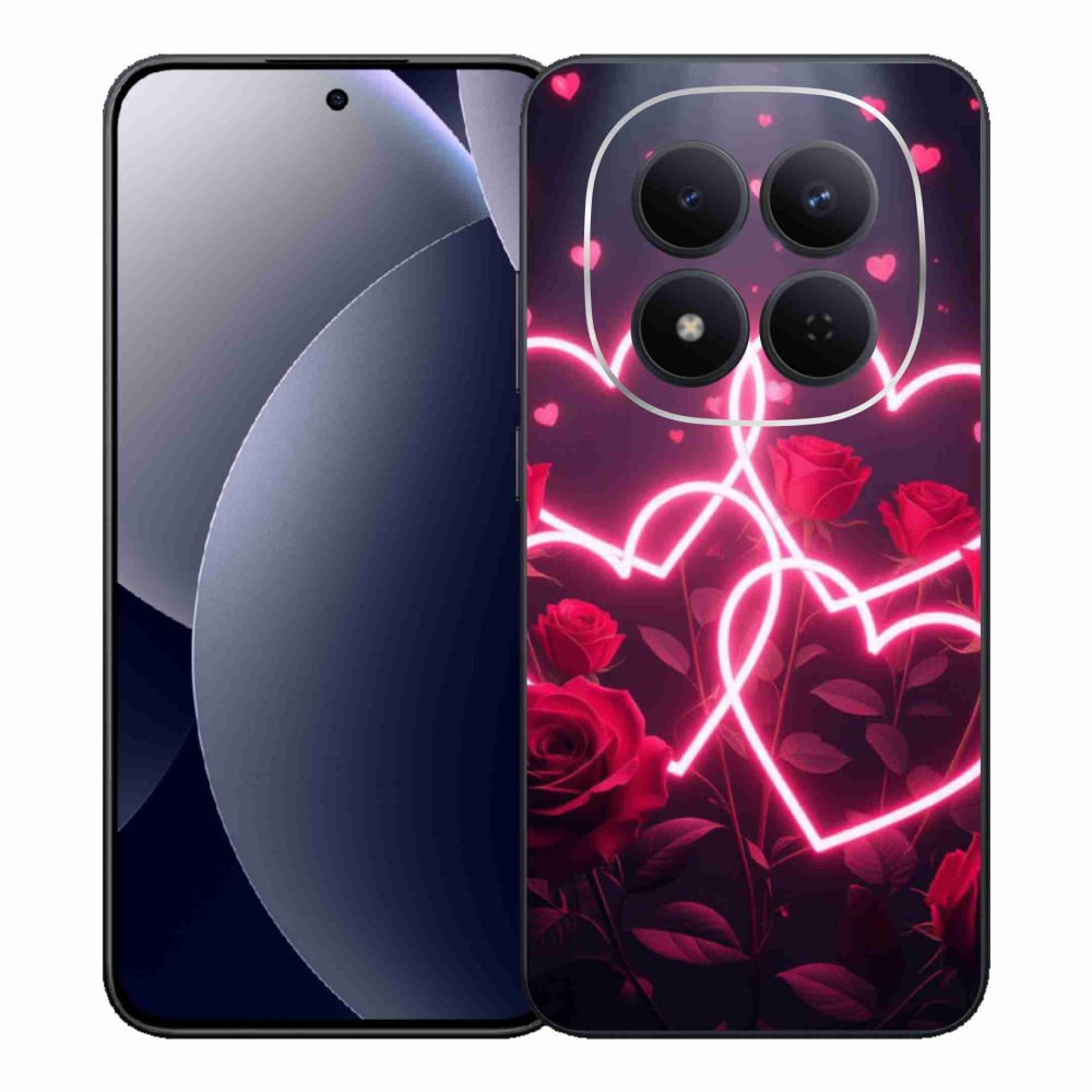 Gélový kryt mmCase na Xiaomi Redmi Note 15 Pro 5G - srdce lásky