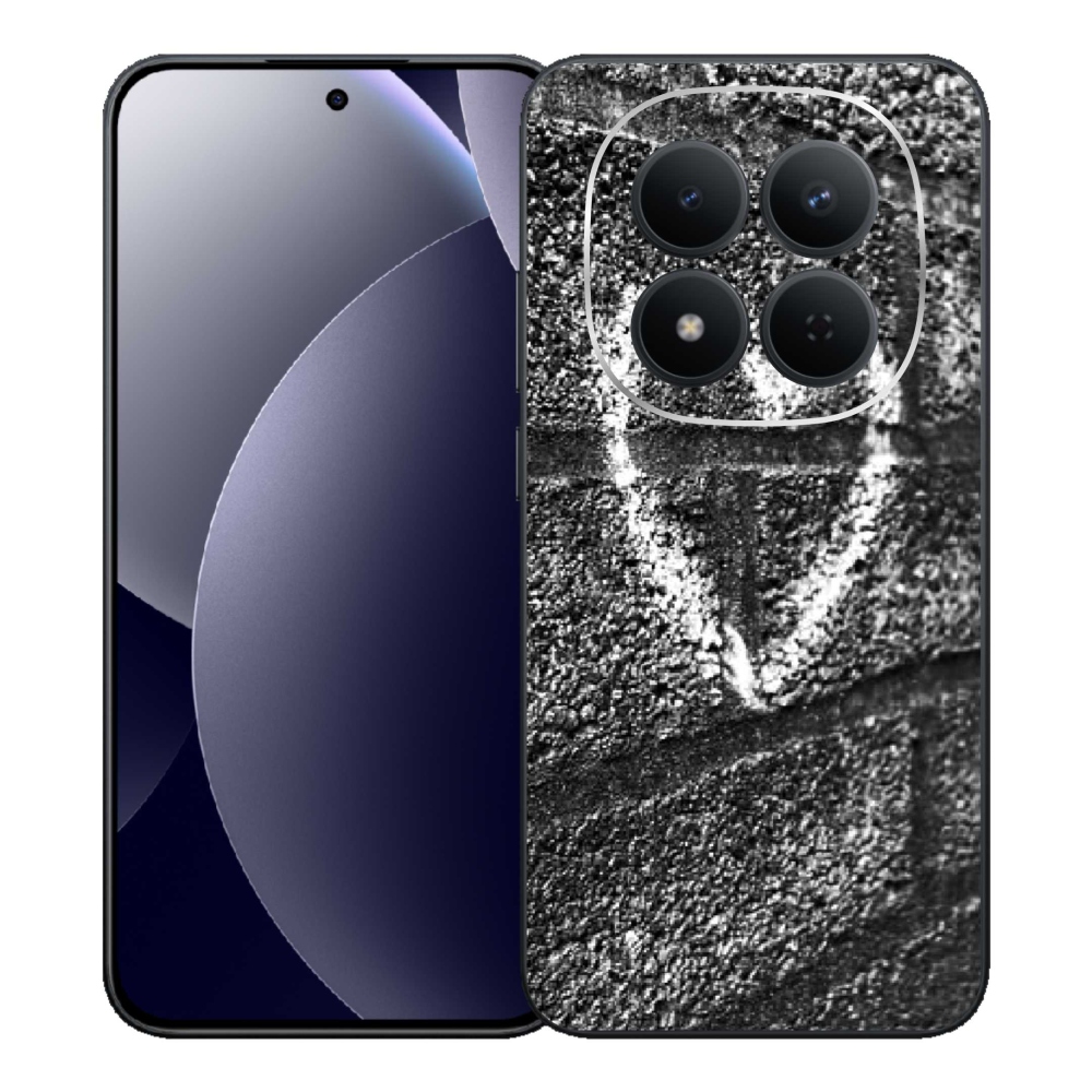 Gélový kryt mmCase na Xiaomi Redmi Note 15 Pro 5G - srdce na stene