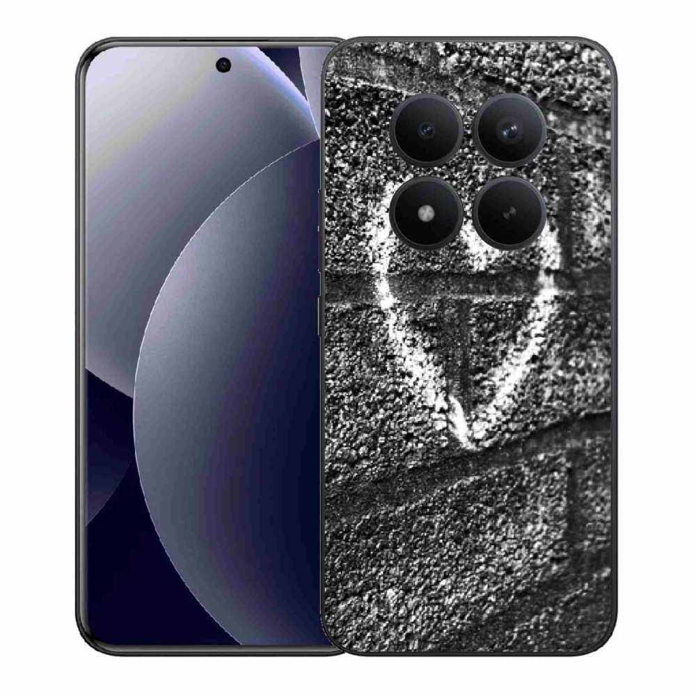 Gélový kryt mmCase na Xiaomi Redmi Note 15 Pro+ 5G/Xiaomi Poco M8 Pro 5G - srdce na stene