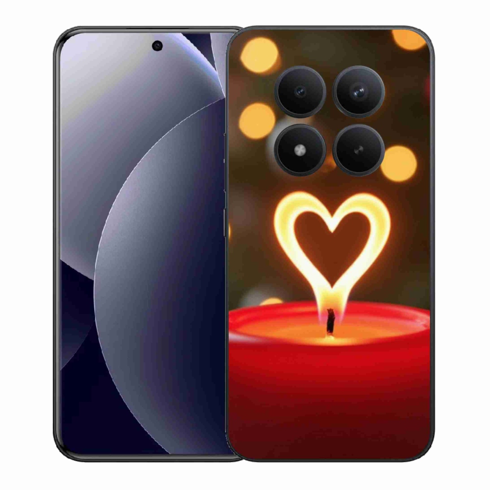 Gélový kryt mmCase na Xiaomi Redmi Note 15 Pro+ 5G/Xiaomi Poco M8 Pro 5G - srdce z plameňa