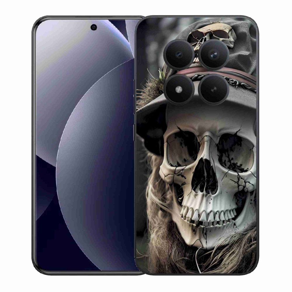Gélový kryt mmCase na Xiaomi Redmi Note 15 Pro+ 5G/Xiaomi Poco M8 Pro 5G - temná lebka