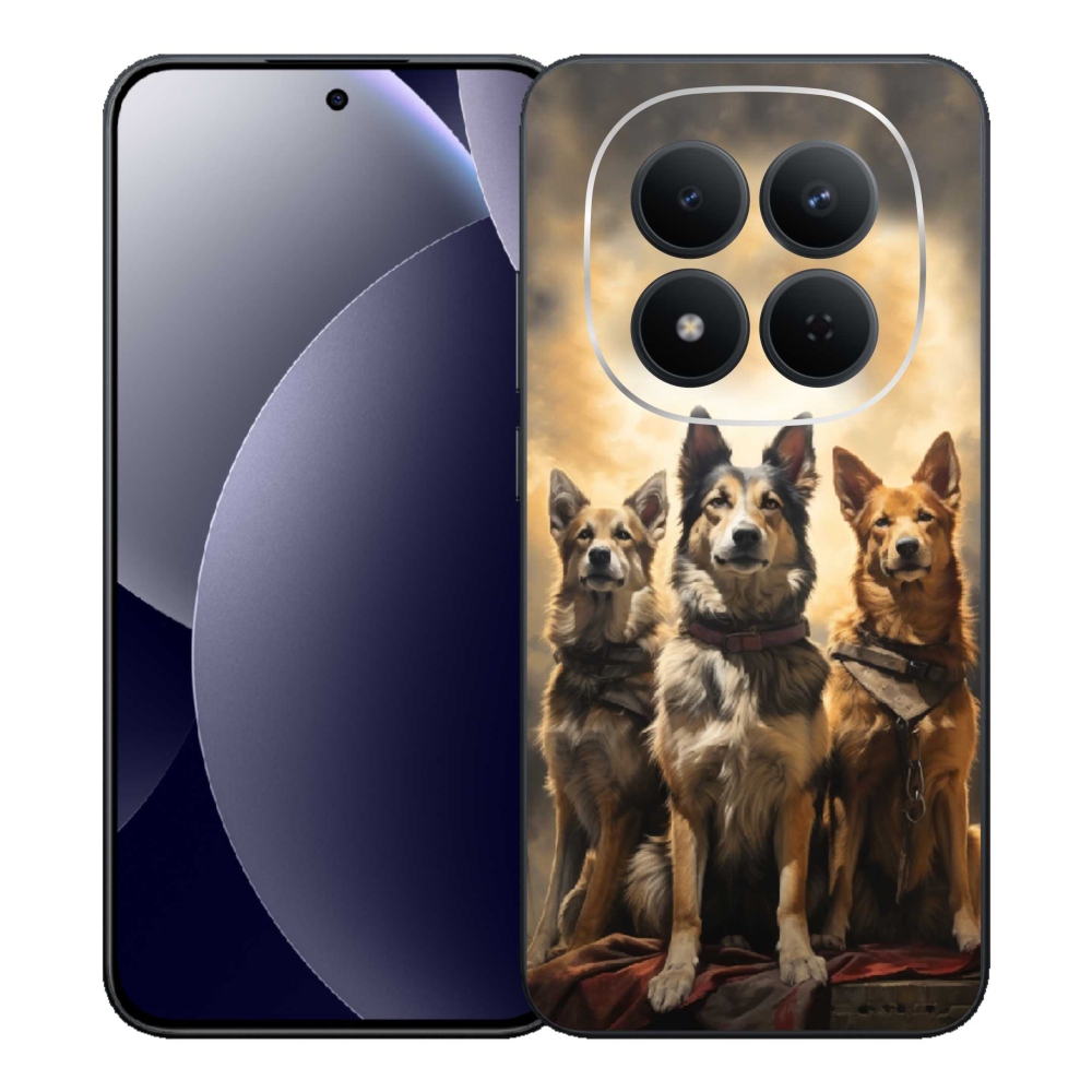 Gélový kryt mmCase na Xiaomi Redmi Note 15 Pro 5G - tri psy