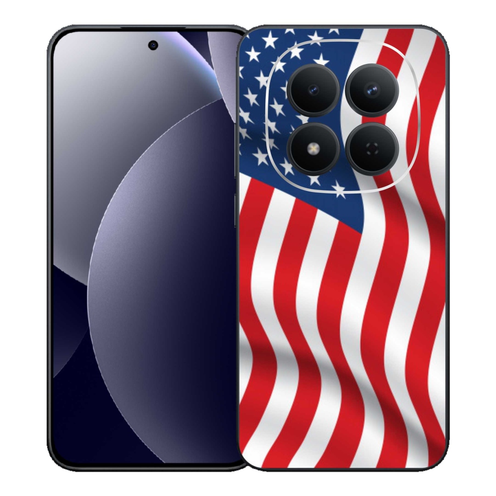 Gélový kryt mmCase na Xiaomi Redmi Note 15 Pro 5G - USA vlajka