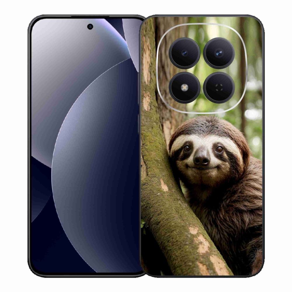 Gélový kryt mmCase na Xiaomi Redmi Note 15 Pro 5G - usmievavý leňochod