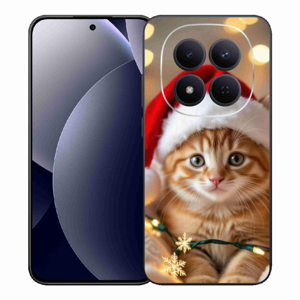 Gélový kryt mmCase na Xiaomi Redmi Note 15 Pro 5G - vianočné mačiatko