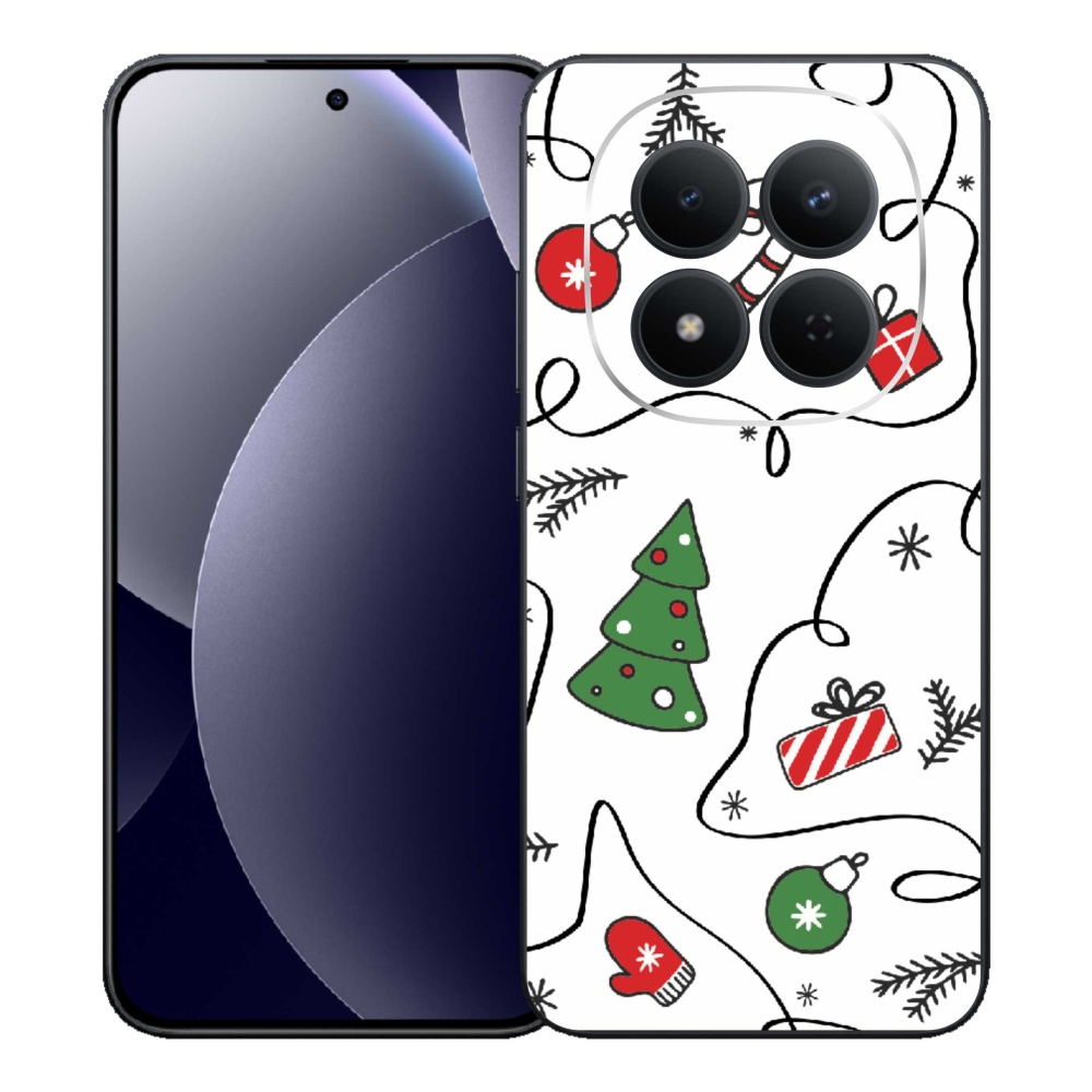 Gélový kryt mmCase na Xiaomi Redmi Note 15 Pro 5G - vianočné motívy