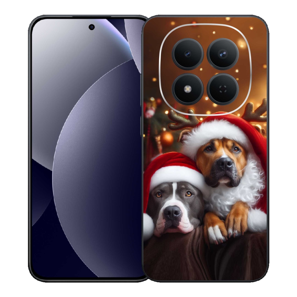 Gélový kryt mmCase na Xiaomi Redmi Note 15 Pro 5G - vianočné psy