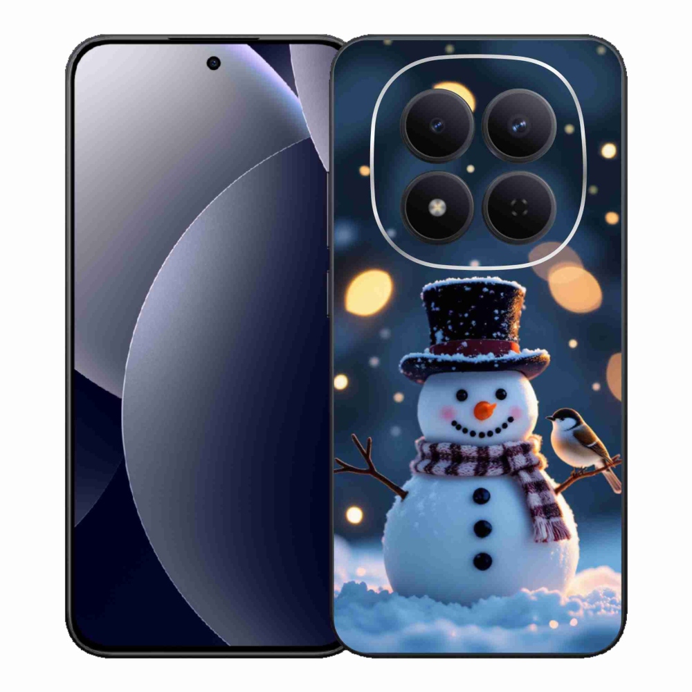 Gélový kryt mmCase na Xiaomi Redmi Note 15 Pre 5G - vianočný snehuliak