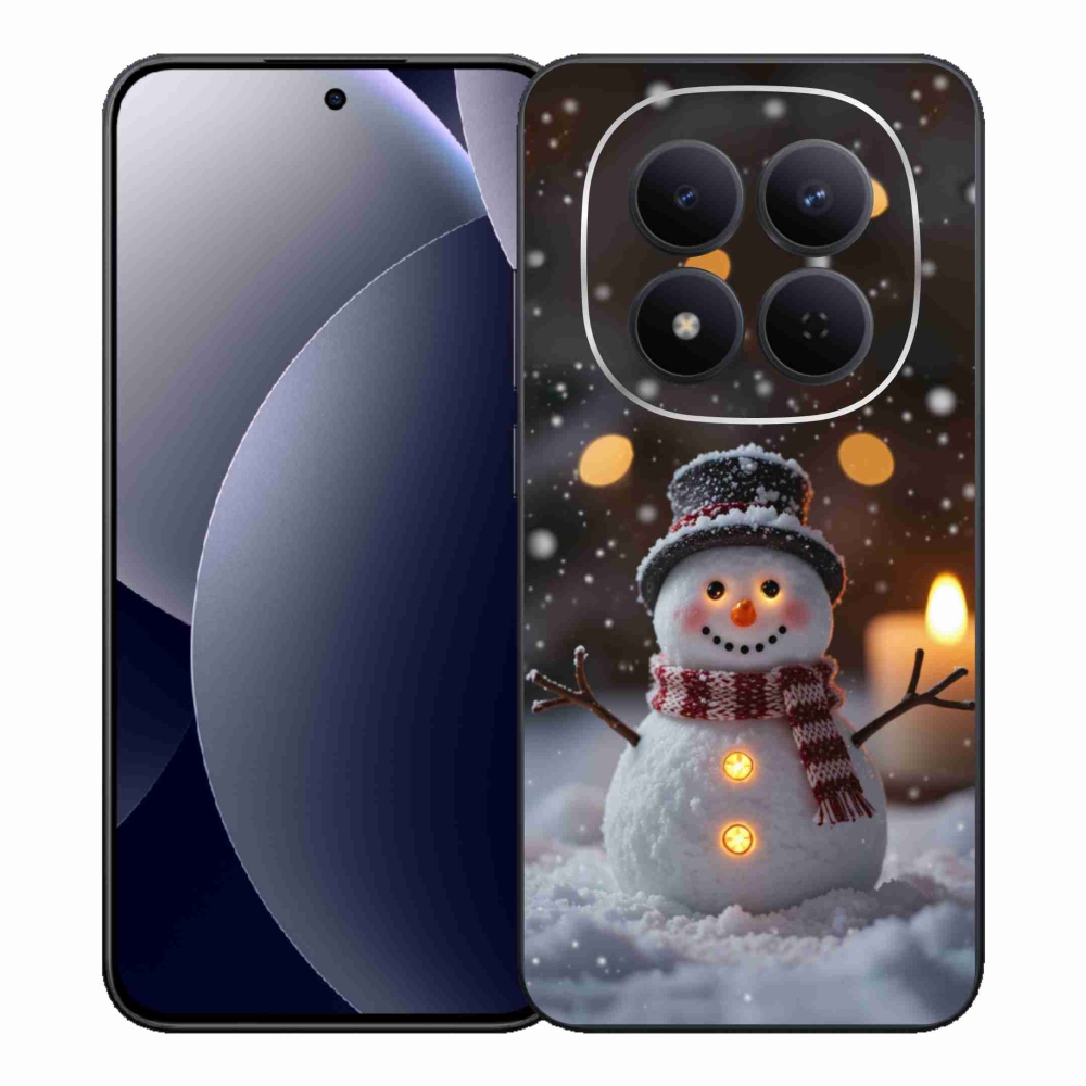 Gélový kryt mmCase na Xiaomi Redmi Note 15 Pro 5G - veselý snehuliak
