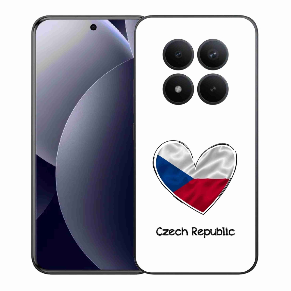 Gélový kryt mmCase na Xiaomi Redmi Note 15 Pro+ 5G/Xiaomi Poco M8 Pro 5G - vlajka srdca biele pozadie