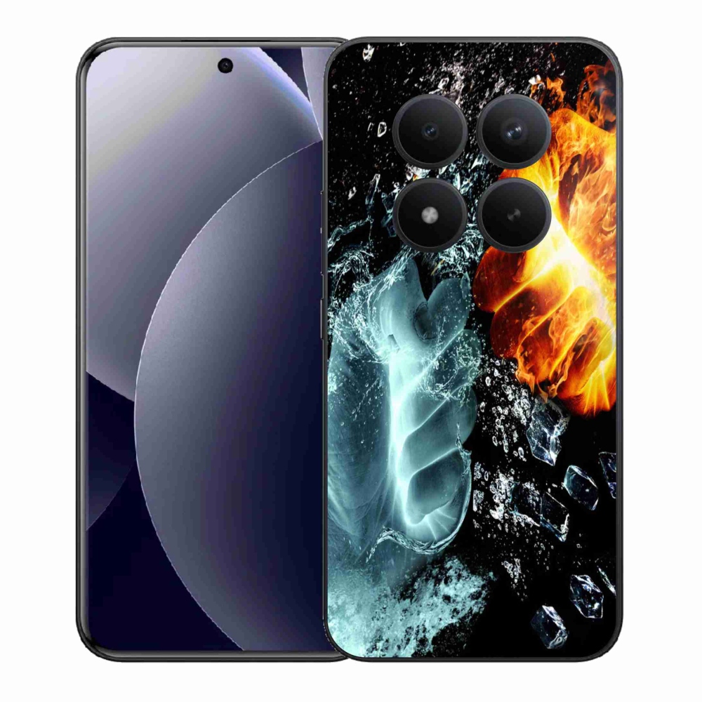 Gélový kryt mmCase na Xiaomi Redmi Note 15 Pro+ 5G/Xiaomi Poco M8 Pro 5G - voda a oheň
