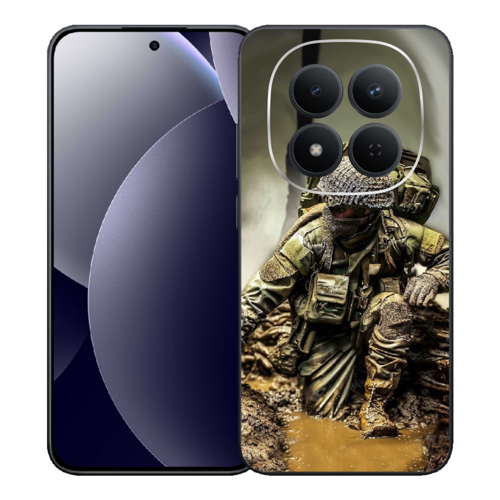 Gélový kryt mmCase na Xiaomi Redmi Note 15 Pro 5G - vojak