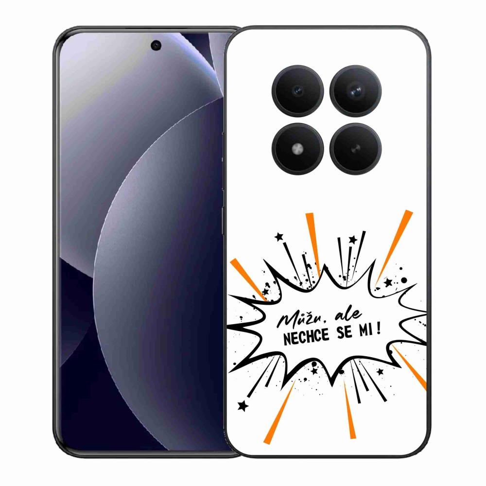 Gélový kryt mmCase na Xiaomi Redmi Note 15 Pro+ 5G/Xiaomi Poco M8 Pro 5G - vtipný text 11 biele pozadie