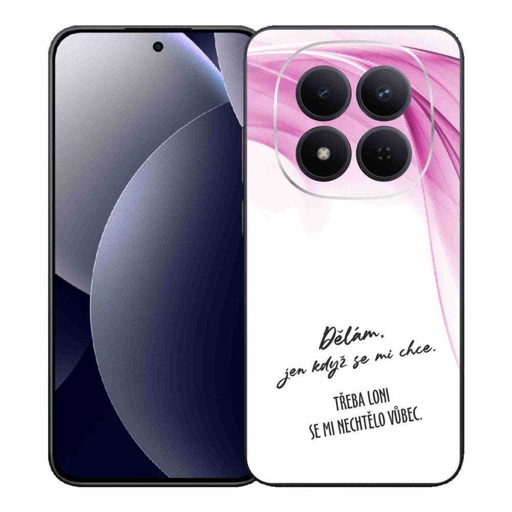 Gélový kryt mmCase na Xiaomi Redmi Note 15 Pro 5G - vtipný text 12 biele pozadie