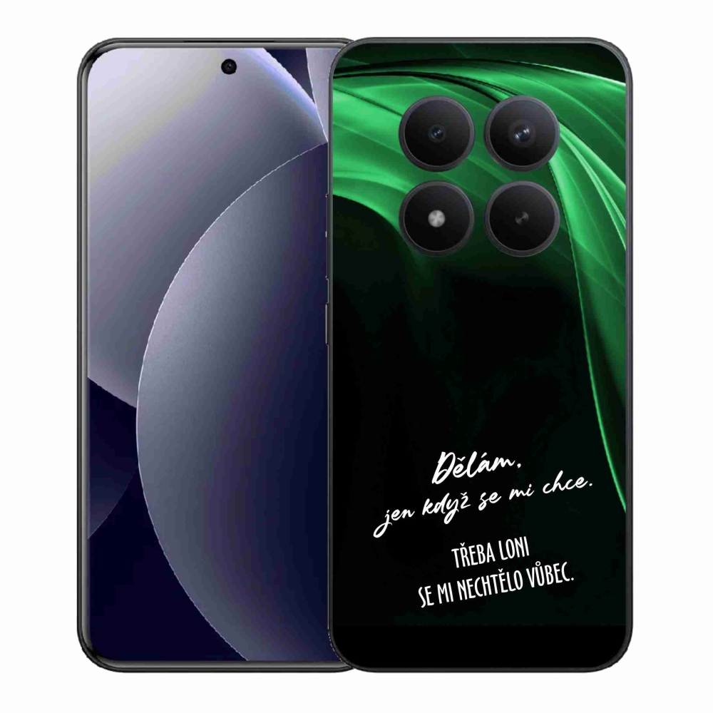 Gélový kryt mmCase na Xiaomi Redmi Note 15 Pro+ 5G/Xiaomi Poco M8 Pro 5G - vtipný text 12 čierne pozadie