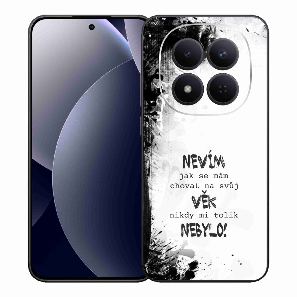 Gélový kryt mmCase na Xiaomi Redmi Note 15 Pro 5G - vtipný text 14 biele pozadie