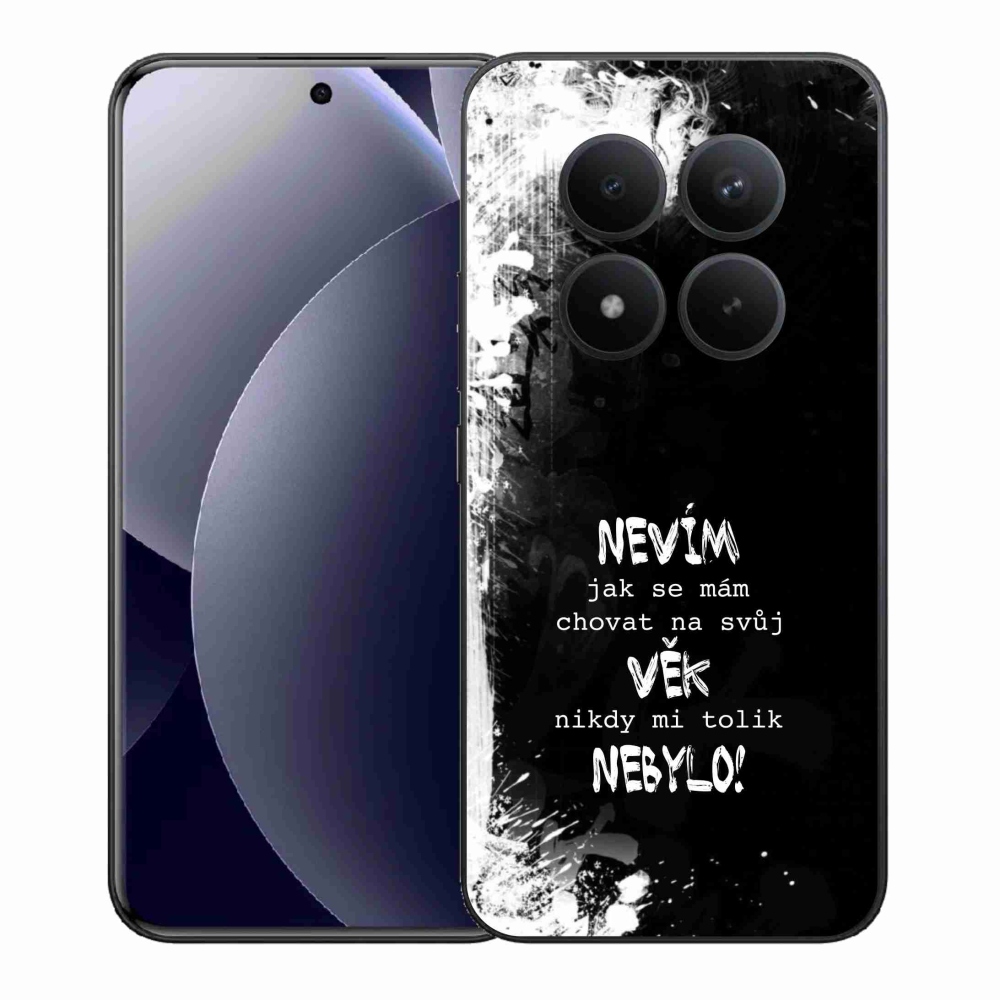 Gélový kryt mmCase na Xiaomi Redmi Note 15 Pro+ 5G/Xiaomi Poco M8 Pro 5G - vtipný text 14 čierne pozadie