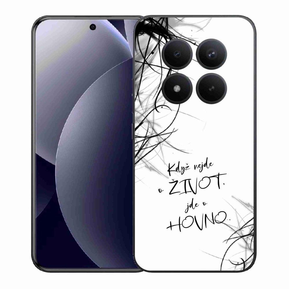 Gélový kryt mmCase na Xiaomi Redmi Note 15 Pro+ 5G/Xiaomi Poco M8 Pro 5G - vtipný text 16 biele pozadie