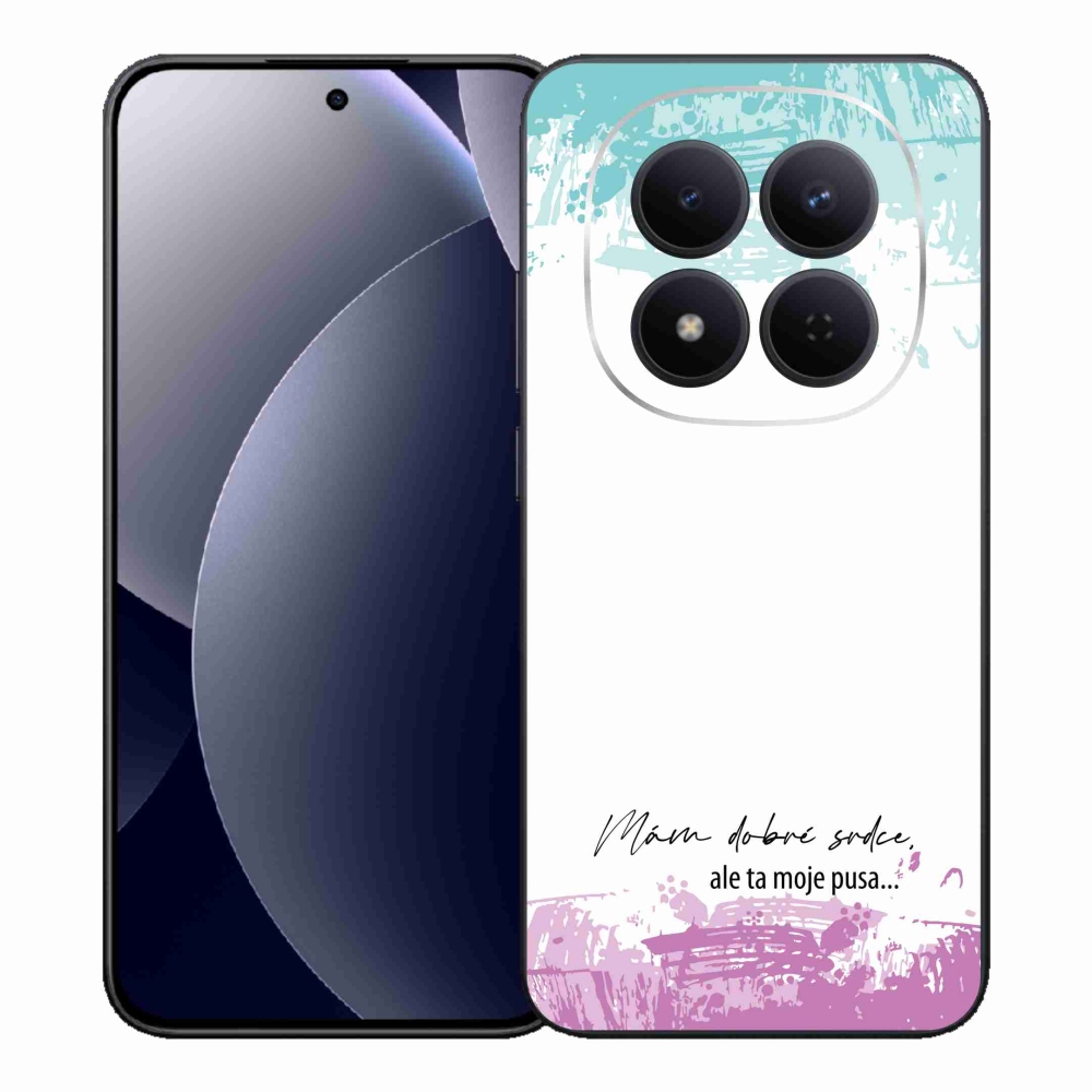 Gélový kryt mmCase na Xiaomi Redmi Note 15 Pro 5G - vtipný text 3 biele pozadie