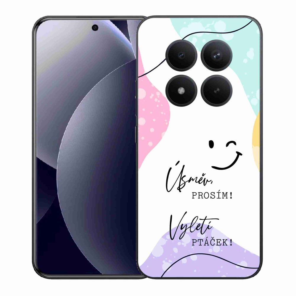 Gélový kryt mmCase na Xiaomi Redmi Note 15 Pro+ 5G/Xiaomi Poco M8 Pro 5G - vtipný text 4 biele pozadie