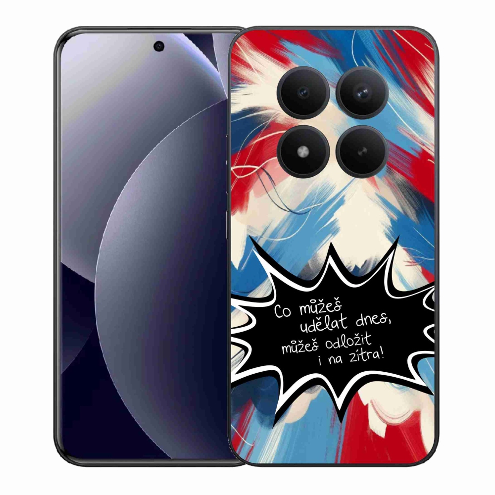 Gélový kryt mmCase na Xiaomi Redmi Note 15 Pro+ 5G/Xiaomi Poco M8 Pro 5G - vtipný text 9 čierne pozadie