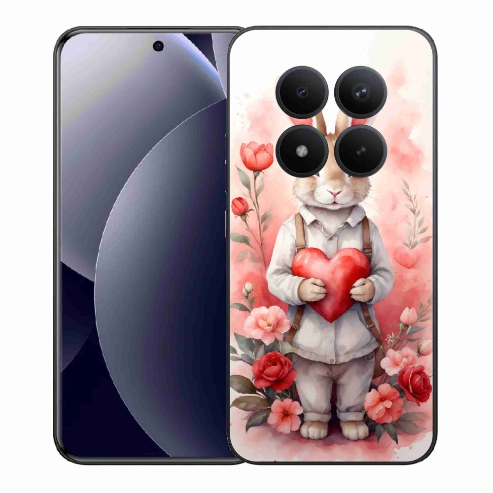 Gélový kryt mmCase na Xiaomi Redmi Note 15 Pro+ 5G/Xiaomi Poco M8 Pro 5G - zajac so srdiečkom
