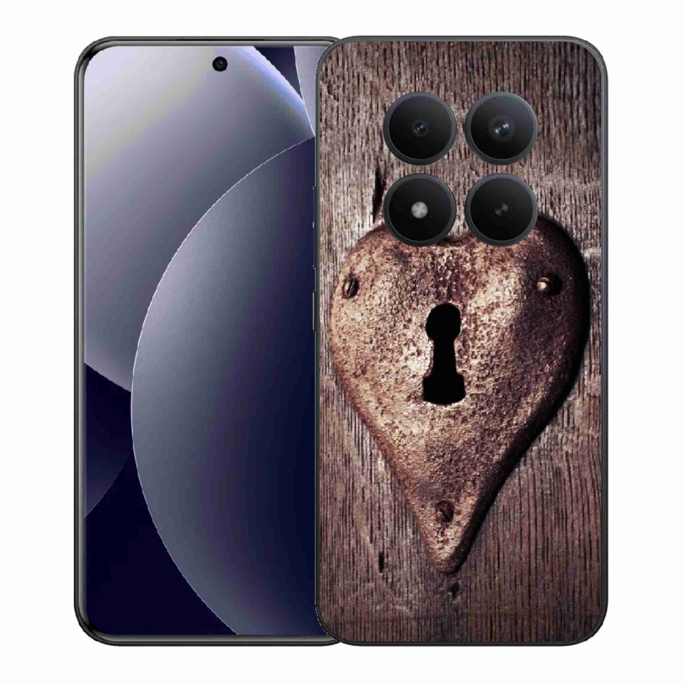 Gélový kryt mmCase na Xiaomi Redmi Note 15 Pro+ 5G/Xiaomi Poco M8 Pro 5G - zámok v tvare srdca