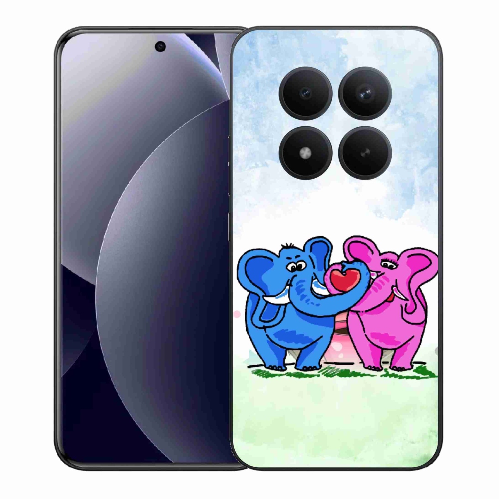 Gélový kryt mmCase na Xiaomi Redmi Note 15 Pro+ 5G/Xiaomi Poco M8 Pro 5G - zamilovaní slony