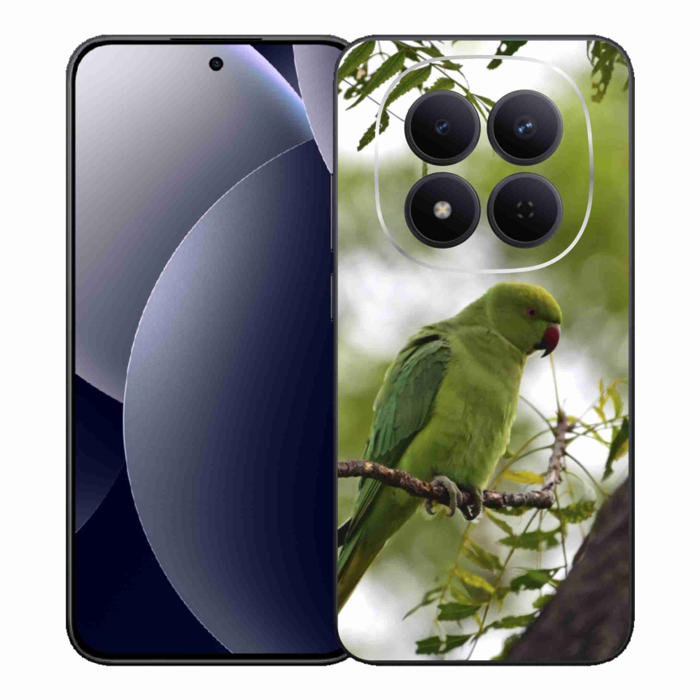 Gélový kryt mmCase na Xiaomi Redmi Note 15 Pro 5G - zelený papagáj