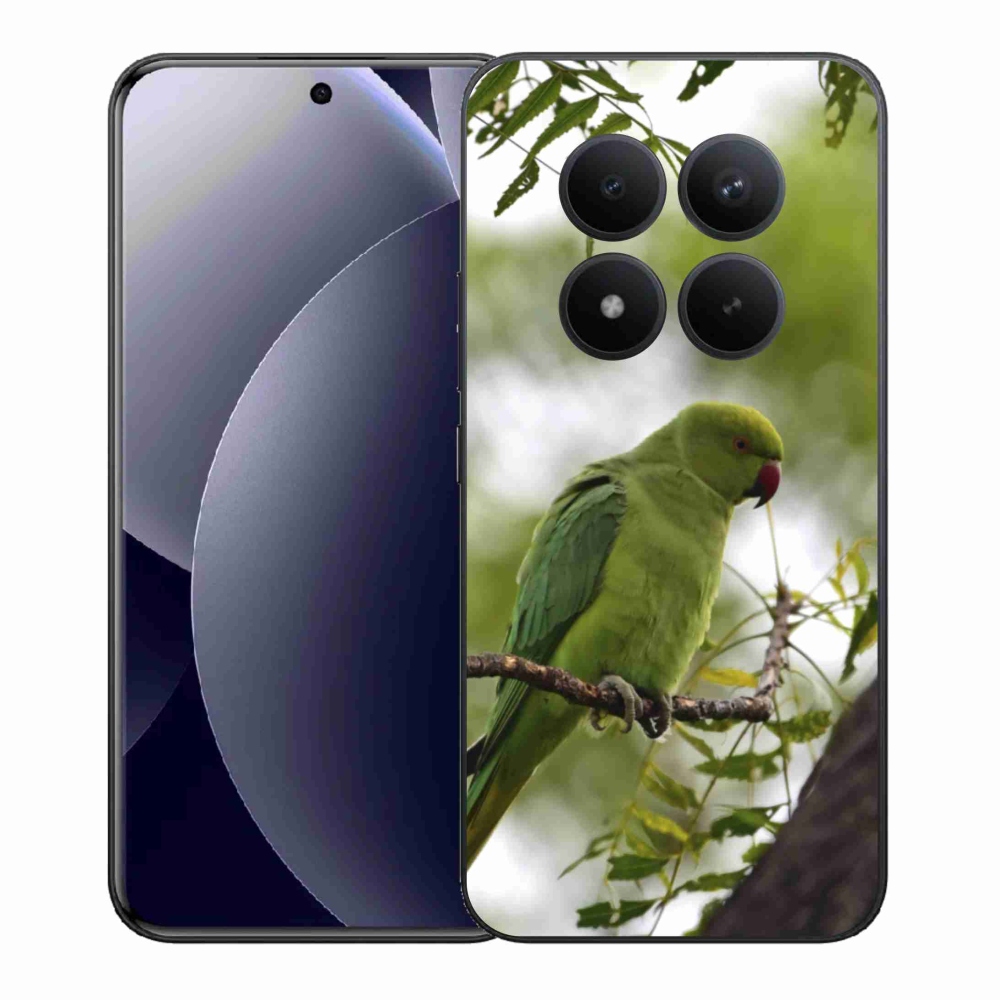Gélový kryt mmCase na Xiaomi Redmi Note 15 Pro+ 5G/Xiaomi Poco M8 Pro 5G - zelený papagáj
